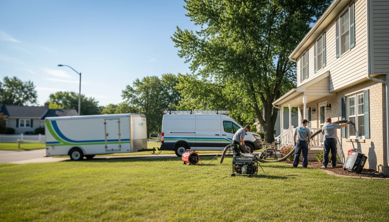 Flooded Basement Restoration And Cleanup With Repair in Brownton, MN near me